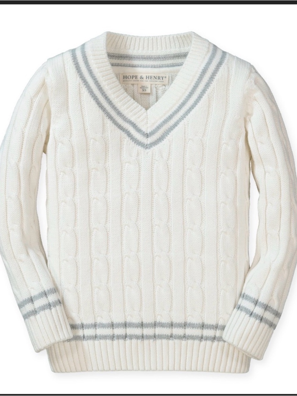Hope & Henry Boys Cricket Sweater